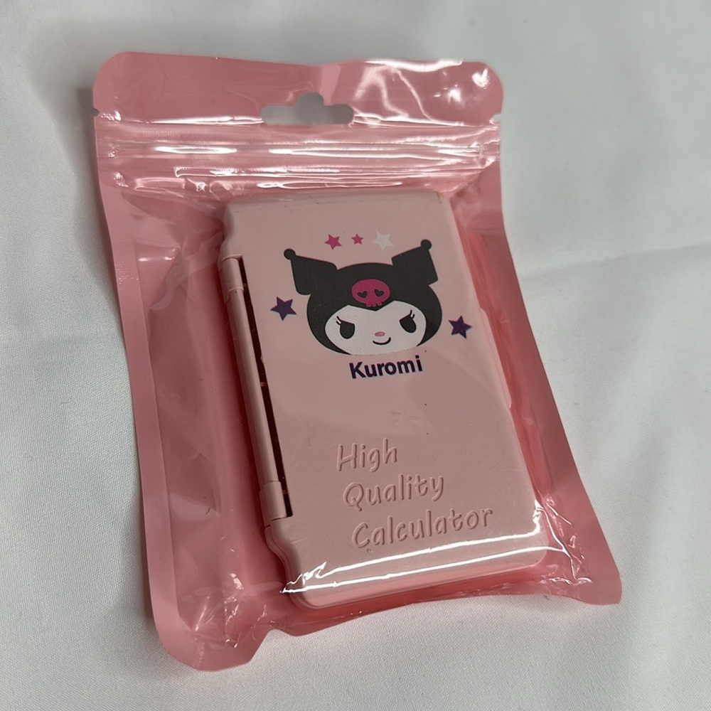 Sanrio KUROMI 8-Digit Mini Portable Calculator - Picture 2 of 6